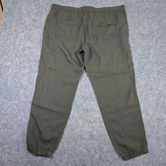 GAP Womens Green Jogger Pants Size XL Elastic Waist Casual Utility Pockets - Picture 3 of 11